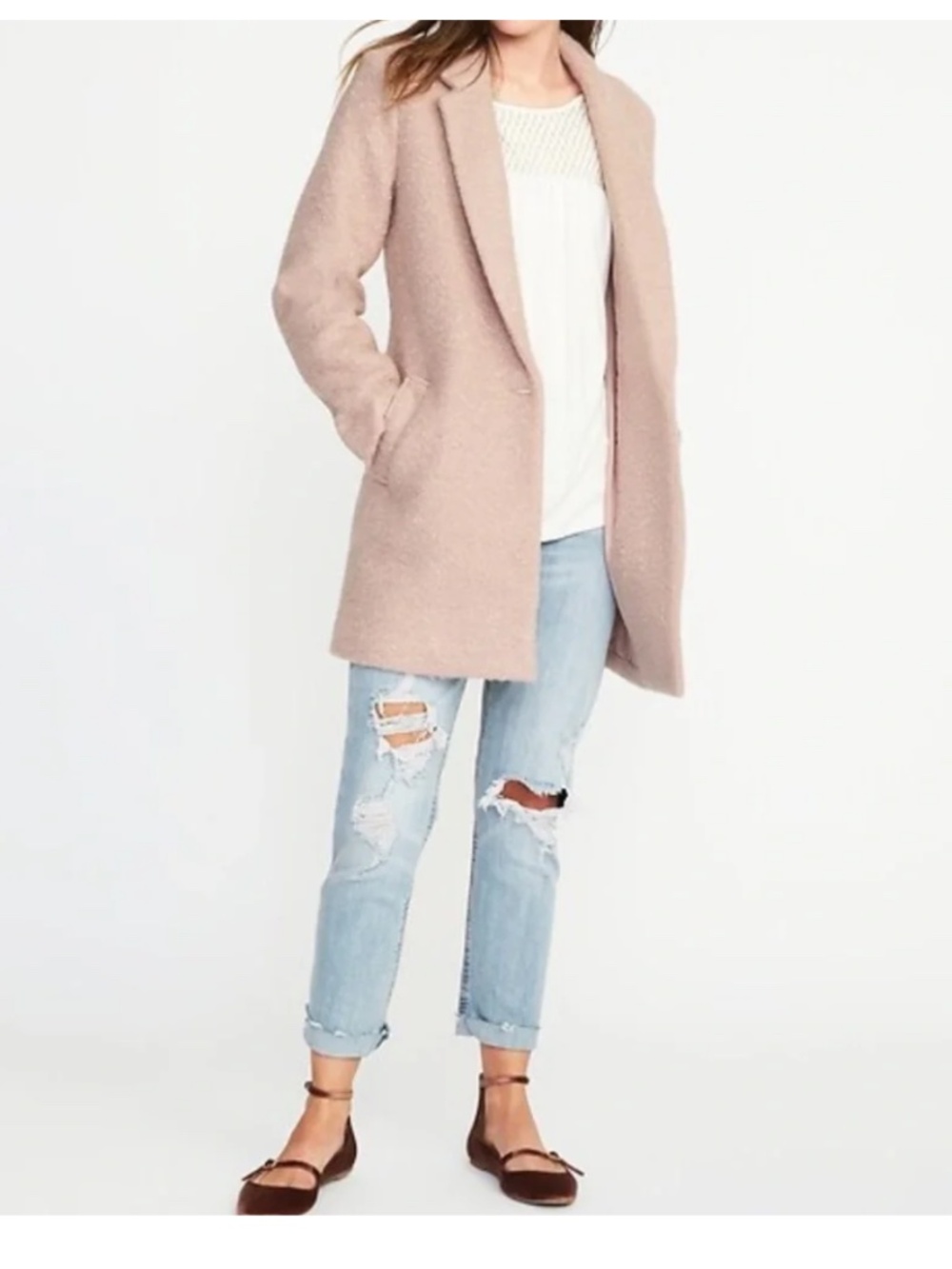 Old Navy Bouclé Coat